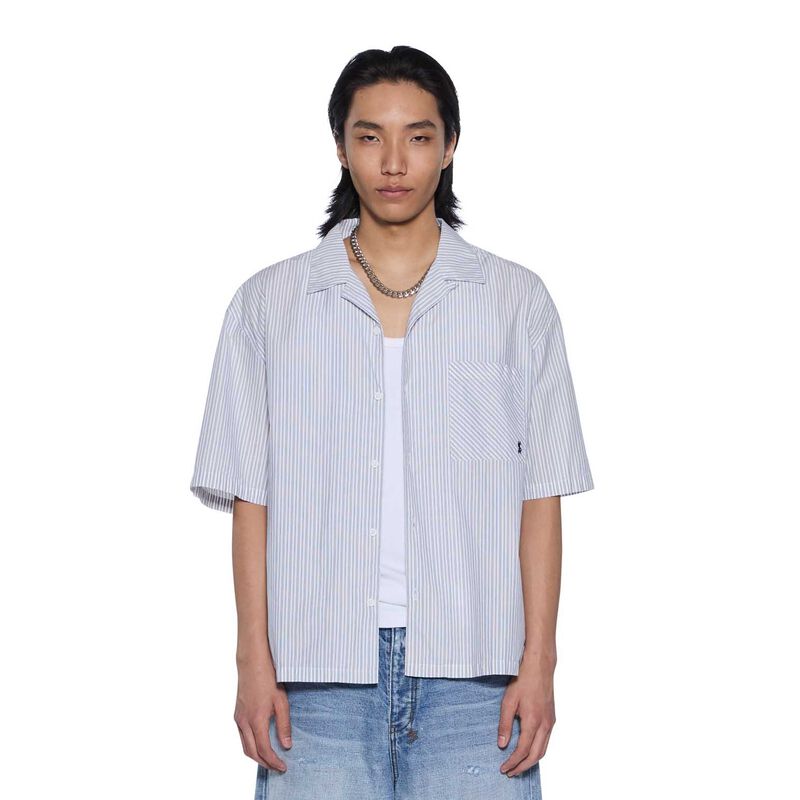 Ksubi Diner SS Shirt Blue Stripe image number 0